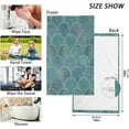 thumbnail image 2 of SKYSONIC 2PCS Cotton Towel Set,Quick Drying Washcloths,Soft and Breathable Bath Towel Hand Towels for Kitchen Bathroom Gym Beach-Mermaid Skin Pattern, 2 of 7