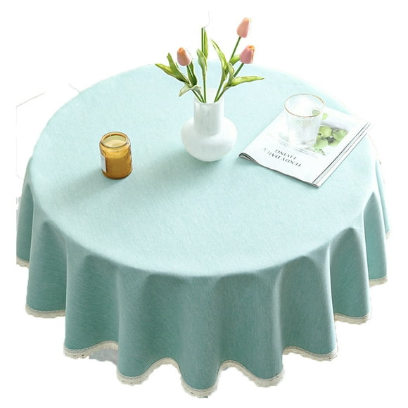 Waterproof microfiber tablecloths, round tablecloths for outdoor and interior trim cloth