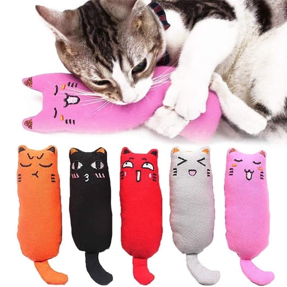 Coloody 5Pcs Catnip Toy, Cat Chew Toy Bite Resistant Catnip Toys for Cats