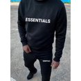 thumbnail image 2 of LovelyWholesale Long Sleeve Round Neck Essentials Letter Print Men's Pants Set, 2 of 5