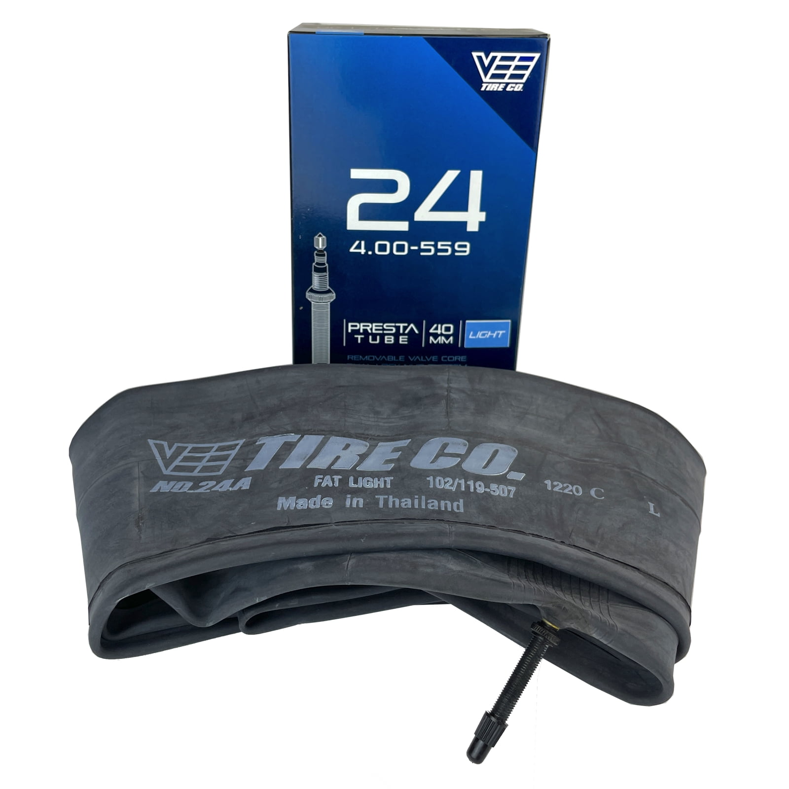 Vee Tire 24x4.0 Fat Bike Light Weight Inner Tube 40mm Presta Valve 24x4