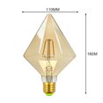 thumbnail image 3 of 220V 4W E27 LED Lamp Retro Style Homestay Bar Restaurant Internet Cafe Diamond-shaped Decorative Lamp, 3 of 5