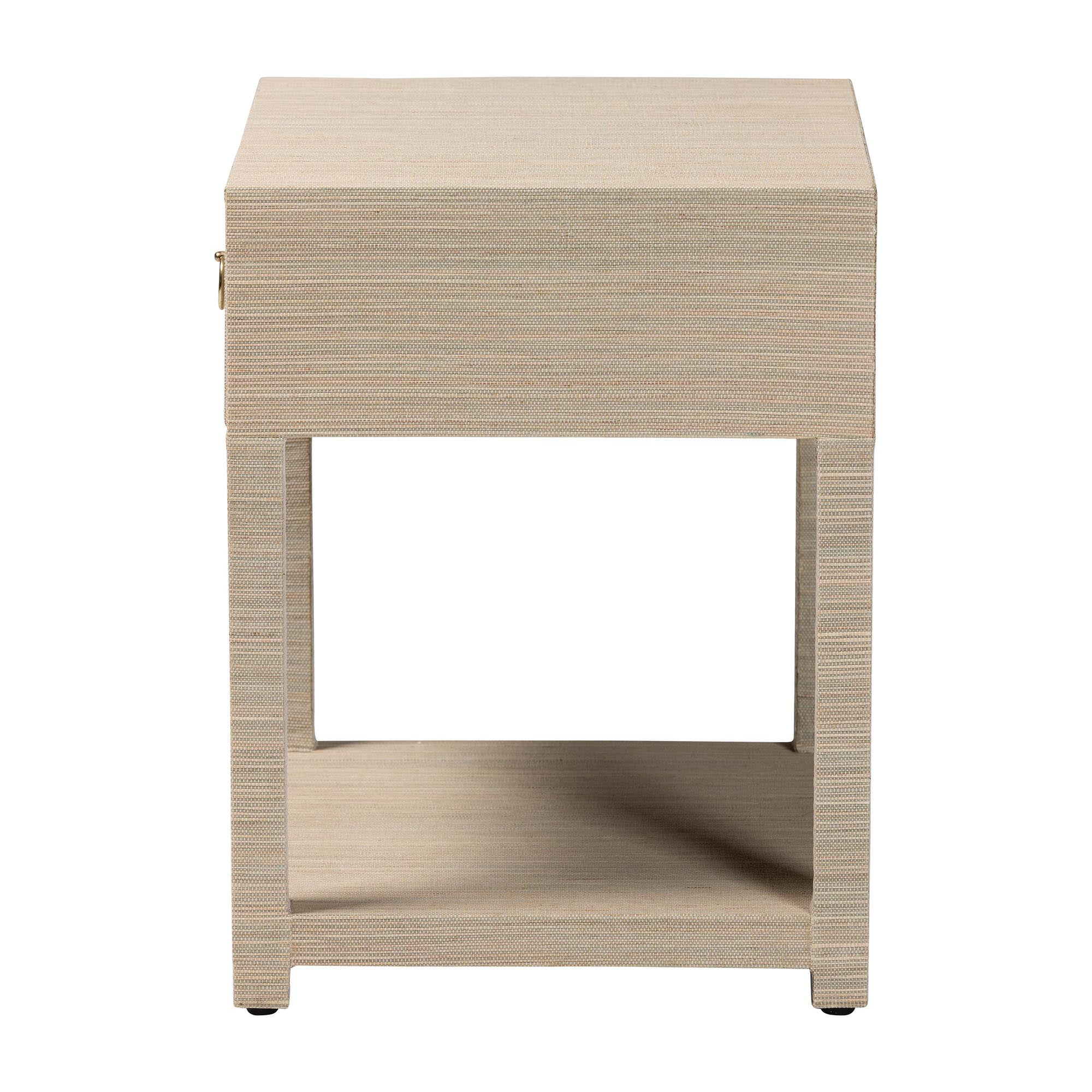 bali & pari Nata Boho Nightstand, 1-Drawer, Natural