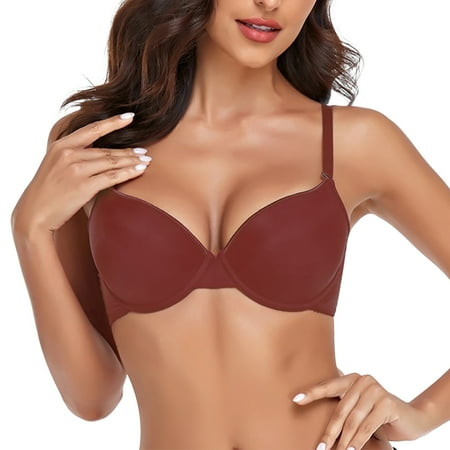 Pavied Push Up Bra Wireless Bras Seamless Bras The Fine Quality Ladies Soft Seamless Underwear Designer Bra And Panty Set Feelingirl Bra Womens Bras Brown B