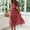Red, variant on Women's Boho Flowy A Line Long Sleeve Midi Square Neck Floral Midi Dress Smocked Spring Fall Wedding Guest Dresse