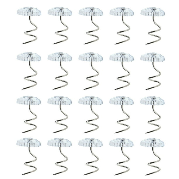 20 piezas de forro transparente para techo de coche, tornillos para tapicería, techo interior