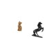 thumbnail image 5 of Estatua de gato, figura decorativa, escultura de caballo, adorno de resina animal, material de decoración moderno y creativo, adecuado para el hogar,, 5 of 8