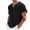 Black, variant on yillto Mens Big and Tall Cotton Linen Tops Summer Loose Lightweight Breathable Short Sleeve Shirts