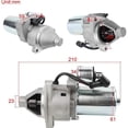 thumbnail image 3 of Mosiee Starter Motor For Gx340 For Gx390 Gx420 For Toro Tx-413 Generator 31210-Zb8-0130, 3 of 9