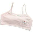 thumbnail image 3 of SHenli Soft Training Bras for Girls 7-12, Crop Cami First Bra with Adjustable Straps - No Pads, Chest Double Lined, 3 of 7