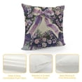 thumbnail image 4 of Qinduosi Spring Pillow Covers Purple Spring Summer Decorations Throw Pillow Covers Farmhouse Cushion Case for Sofa Couch White, 4 of 5