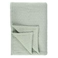 thumbnail image 2 of Superior Aswan Cotton Chevron Woven Coverlet, Throw, Green, 2 of 9
