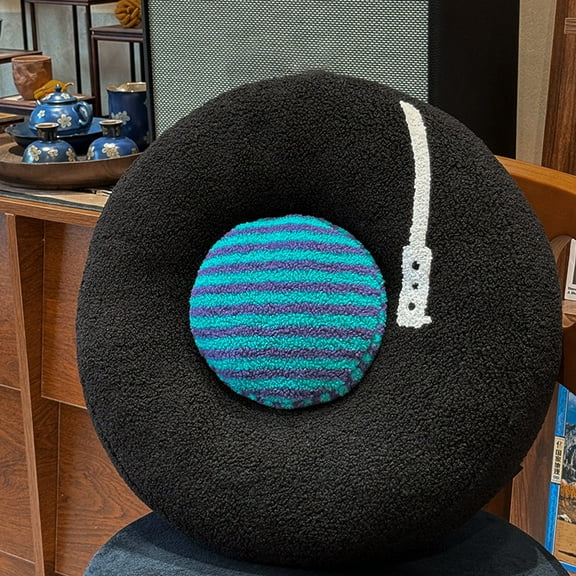 1pcs Record Pillow, Soft and Cute Record Pillow Plush Toys, Pillows, Cushions, The Best Gift for Your Family and Friends，15.7 inches