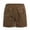 Coffee, variant on Bxsruta Women's Casual High Waist Shorts with Pockets Nylon Spandex Blend Elastic Drawstring Straight Leg Summer Shorts