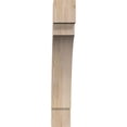 thumbnail image 2 of 5 1/2"W x 28"D x 34"H Merced Smooth Knee Brace, Douglas Fir, 2 of 4