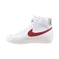 thumbnail image 4 of Nike Blazer Mid '77 SE (GS) Big Kids' Shoes White-Gym Red-Light Smoke Grey dh9700-100, 4 of 6