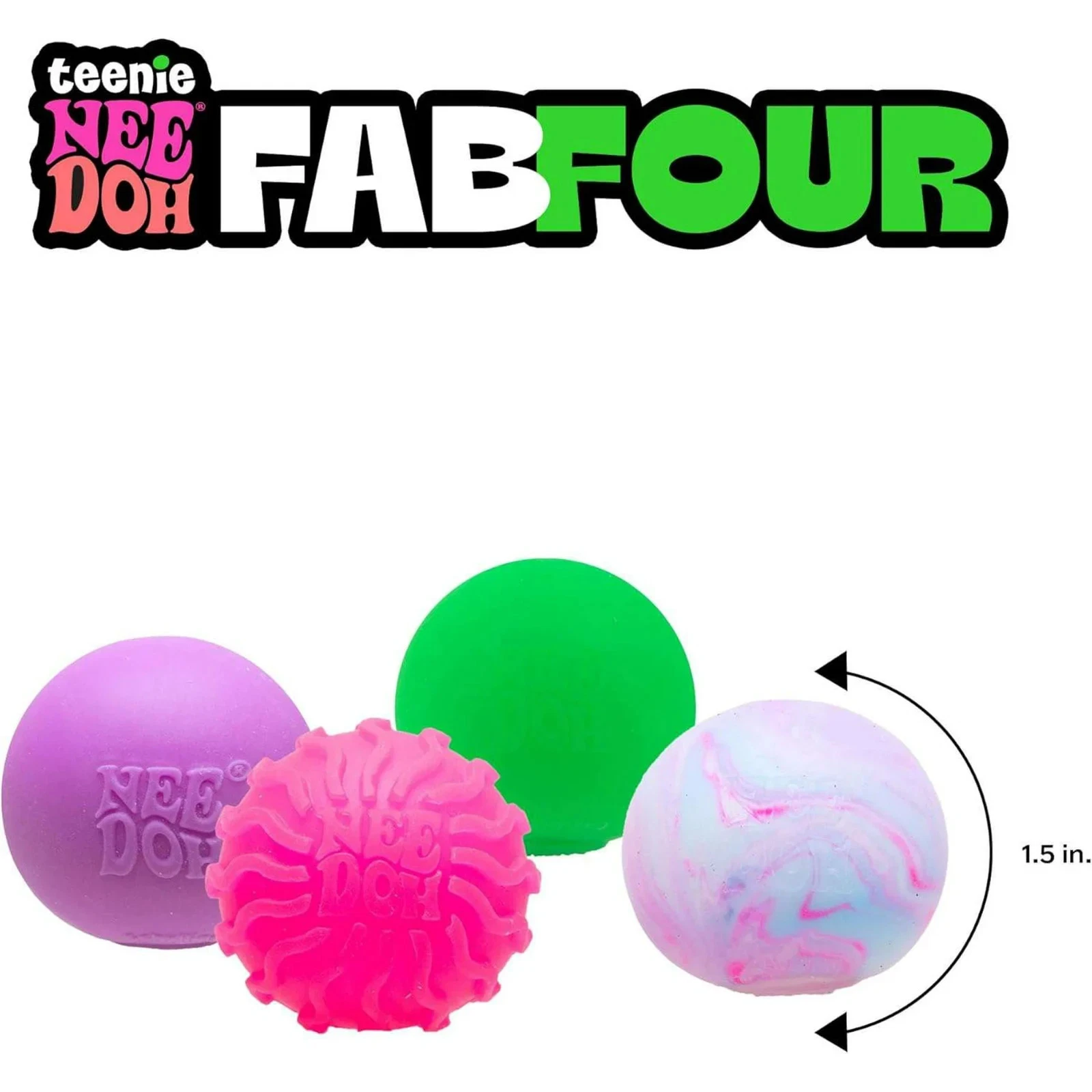 Fab Four Squishy Sensory Stress Multipack