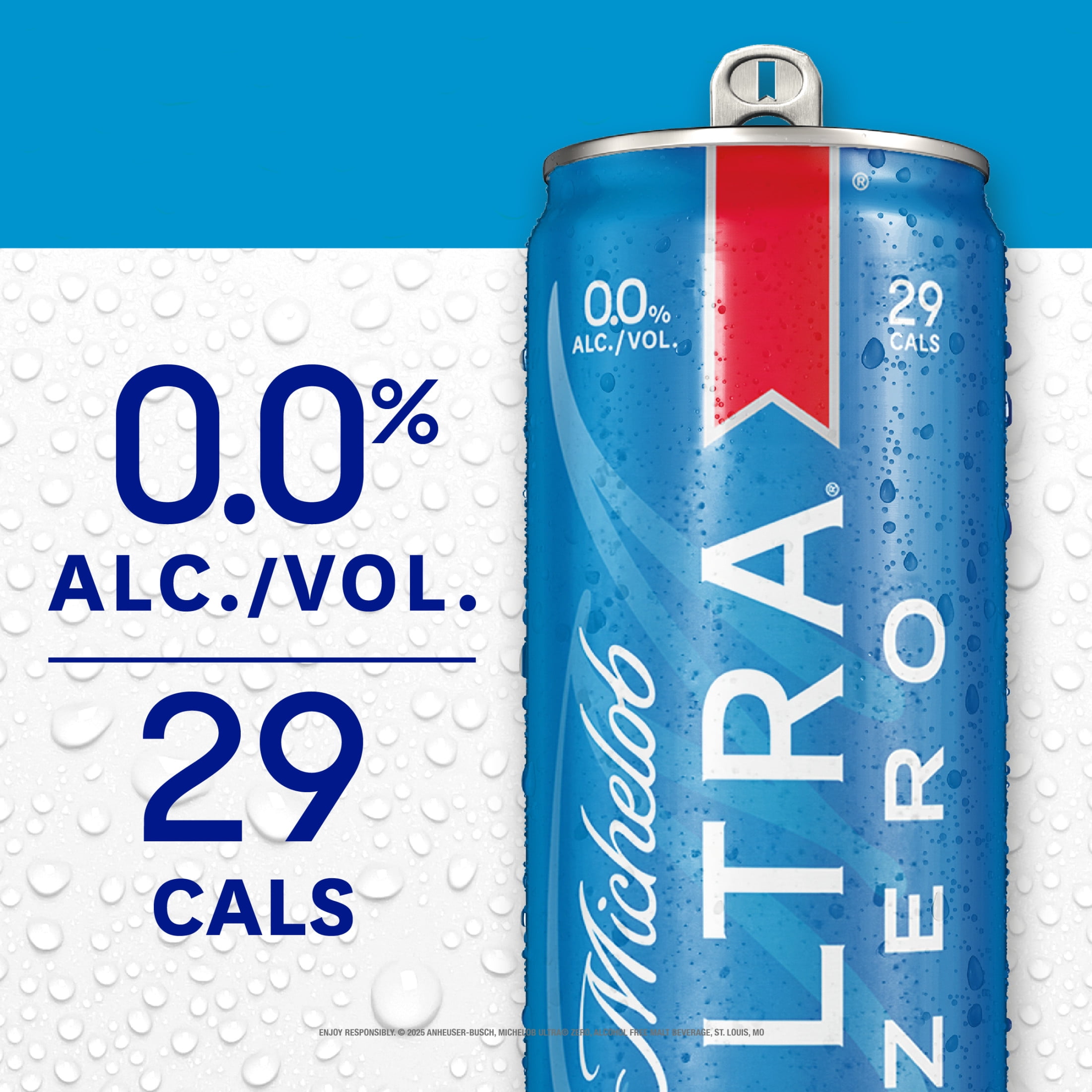 Michelob Ultra ZERO Non-alcoholic American Lager Beer 12