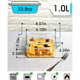 thumbnail image 3 of CozyNestFinds 6x6 Inches Square Glass Casserole Dish With Glass Lid - Microwave Safe Bakeware for Cooking, 3 of 17