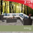 thumbnail image 2 of Bermuda 9 Piece Outdoor Wicker Patio Furniture Set 09b, 2 of 7