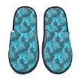 thumbnail image 1 of Fotbe Seahorse Pantuflas Peludas para Mujer con Estampado, Zapatillas de Peluche, Zapatos de Invierno para Casa, Uso Interior y Exterior-Medium, 1 of 8