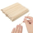 thumbnail image 2 of MasteelfCA ROSENICE 100pcs Multi-functional Nail Art Polish Sticks Orange Wood Sticks Cuticle Pusher Removers Manicure Tools, 2 of 7
