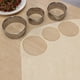 thumbnail image 4 of Juego de 3 moldes redondos de acero inoxidable para galletas y dumplings. Cortadores de galletas, utensilios de cocina y repostería., 4 of 7