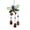 C, variant on XMMSWDLA Christmas Decorations Indoor Wind Chime Hummingbird Bee Pendant Metal Glass Paint Painting Painted Crafts Garden Pendant 50th Birthday Decorations