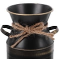 thumbnail image 3 of IDEANATEGRATE Florero Decorativo De Metal Galvanizado Con Retro Y Forma De Leche Para, 3 of 6