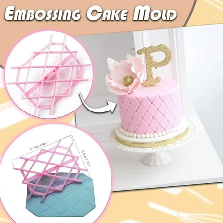 

Hxroolrp Home Decor Cake Mould Sugar Craft Cake Decorating Fondant Icing Plunger Tools Mold Embossing Cake Mold