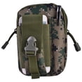thumbnail image 1 of Riñonera unisex para actividades al aire libre, duradera y multifuncional, con diseño de camuflaje de jungla digital, para uso deportivo y táctico, 1 of 8