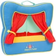 thumbnail image 6 of Finger Puppet Theater Stage by Better Line - Set Includes 6 Finger Family Puppets - Portable Plush Finger Puppet Theater is the Best Preschool Kids (blue), 6 of 7