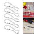 thumbnail image 3 of 10pcs Stainless Steel Spring Hooks For Pet Hammock Attachments Flag Pole Clips Small Lanyard Hooks Spring Clasps Pet Hammock Fixing Buckles, 3 of 8