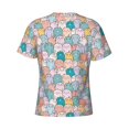 thumbnail image 6 of Vsdgher Colorful Cute Pig Print Men's Dry Fit Mesh Athletic Shirts Moisture Wicking Tennis T-Shirt Tops, 6 of 9