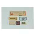 thumbnail image 1 of Movie Theater Cutting Board, Different Retro Tickets for Cinema and Other Events Vintage Illustration, Decorative Tempered Glass Cutting and Serving Board, Small Size, Multicolor, by Ambesonne, 1 of 1