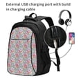 thumbnail image 2 of Balery Watercolor Butterflies Mochila con carga USB para hombre y mujer - Mochila impermeable y antirrobo para laptop con puerto USB para viajes, trabajo, 2 of 7
