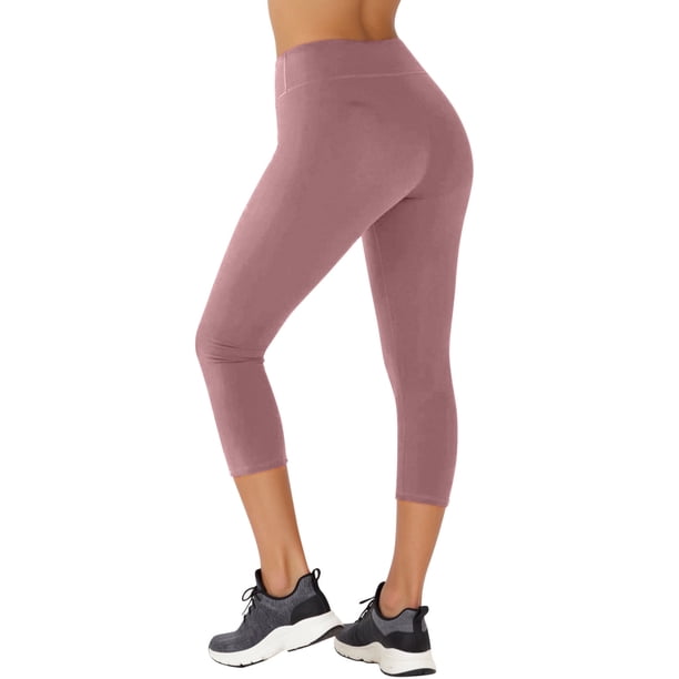 Pantalones de yoga ajustados de cintura alta para mujer - Pantalones cortos deportivos con forma de melocotón - M-L