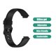 thumbnail image 3 of Correa de reloj inteligente de silicona suave Hebilla de metal a prueba de agua para Fitbit Inspire 3, 3 of 9
