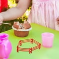 thumbnail image 4 of UPOUART 100pcs Plastic Miniature Farm Fence Set for , Dollhouse Decor and Imaginative Play, 4 of 6