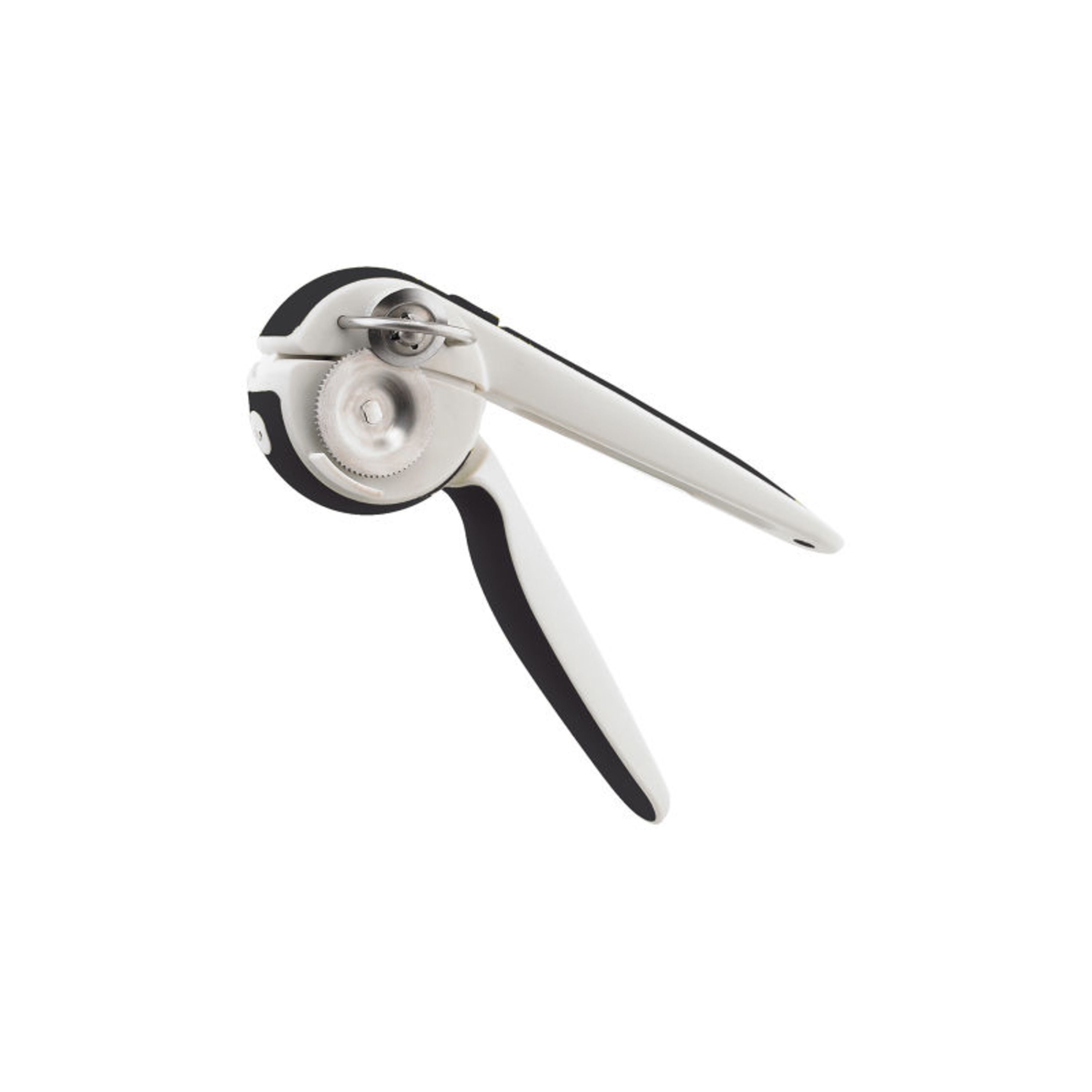 Chef'n EZ Squeeze Can Opener - One Handed Design - Black and Meringue