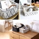 thumbnail image 5 of Organizador de ropa sucia con asas para dormitorio, baño y estantes de armario Cestas de almacenamiento rectangulares de fieltro, 5 of 8