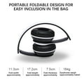 thumbnail image 5 of TOPRenddon Bluetooth Headphones with SD Card Slot | Foldable Wireless Earphones | BassBoost Gaming Headset | Dual Mode (BT 5.0/AUX) | 32GB MP3 Playback for Gym Running Travel, 5 of 6