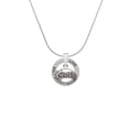 thumbnail image 2 of Delight Jewelry Silvertone Oval with Music Notes Live Ring Charm Necklace, 18", 2 of 4