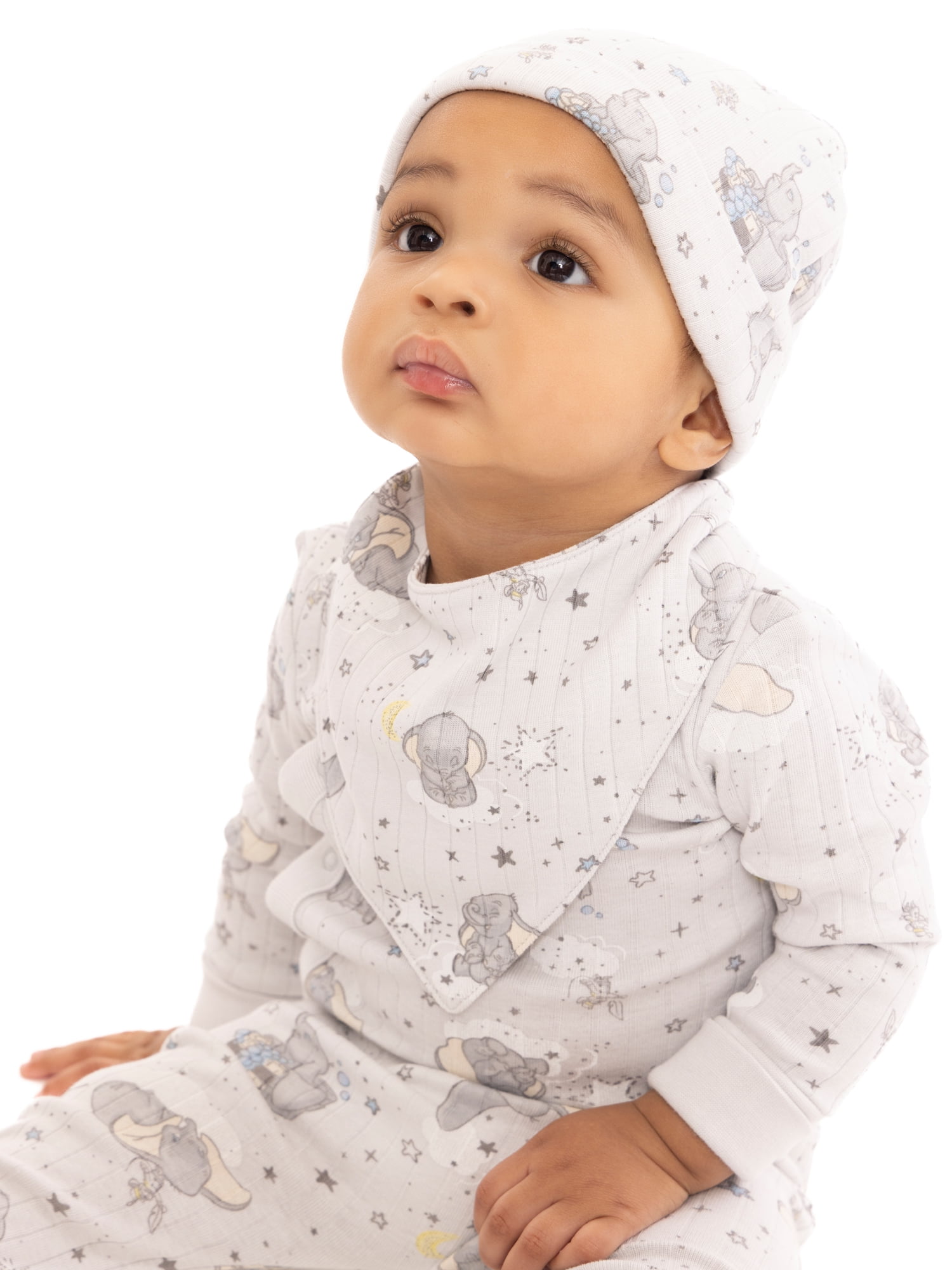 Disney Baby Wishes and Dreams Character Baby Allover Print Take Me Home Set, 4-Piece, Sizes Preemie-6/9 Months