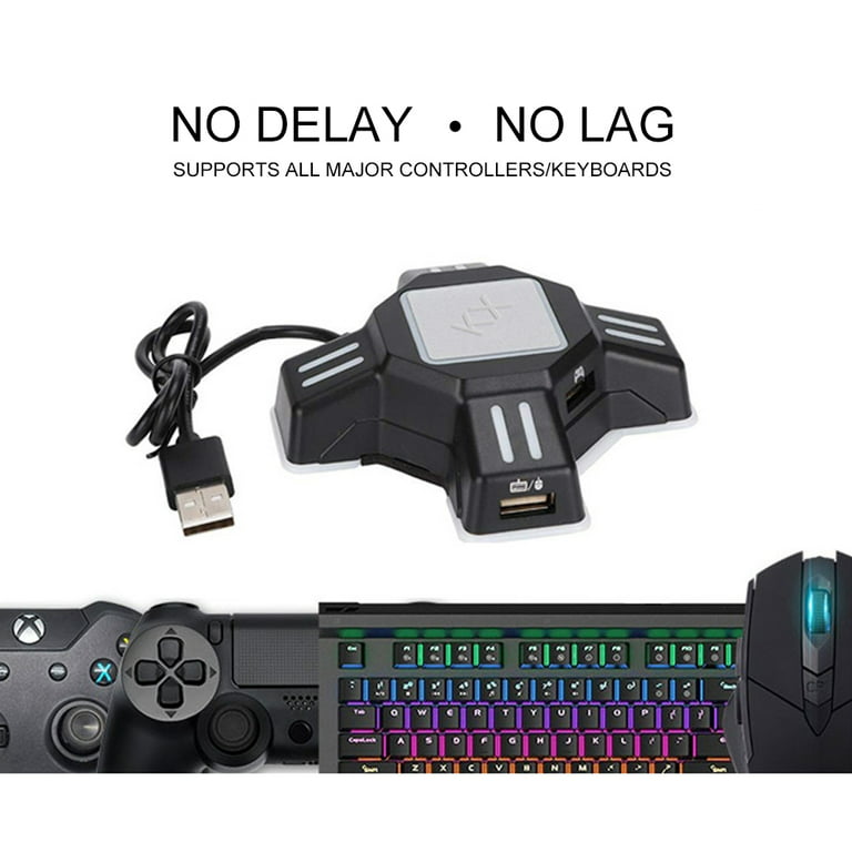 mentalitet apotek Pornografi Mouse and Keyboard Adapter for Ps4 New Version Keyboard And Mouse Converter  Adapter For Xbox Switch APEX One PS4 KX Gaming - Walmart.com