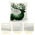 thumbnail image 4 of Leisuo Deer Throw Pillow Cover Pine Forest and Birds Fabric for Couch Bed Sofa Car Waist Cushion Cover Pillow Case, 4 of 5