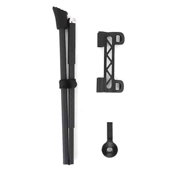 Portable Carbon Fiber Bike Kickstand - Quick Release Lightweight Bicycle Side Support for Road and Mountain Bikes, 13.9 Inch, Black