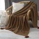 thumbnail image 5 of Manta de sofá de punto suave con borla, cama, mantón de siesta de oficina, manta decorativa para sofá, color beige Scienceny LF000016-04B, 5 of 7