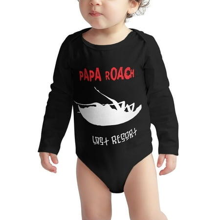 

Papa Baby onesie Roach Baby Boy Girl Long Sleeve Bodysuit Snap Closure 2 Years