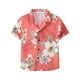 thumbnail image 4 of Camisas de verano con estampado 3D de palmeras para hombre, ropa de calle hawaiana de gran tamaño para playa, ropa de hombre a la moda, camisetas con solapa y botón, 4 of 5